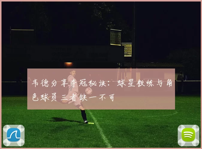 韦德分享夺冠秘诀：球星教练与角色球员三者缺一不可